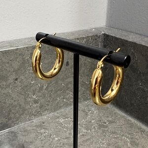 Classic Gold Hoop Earrings